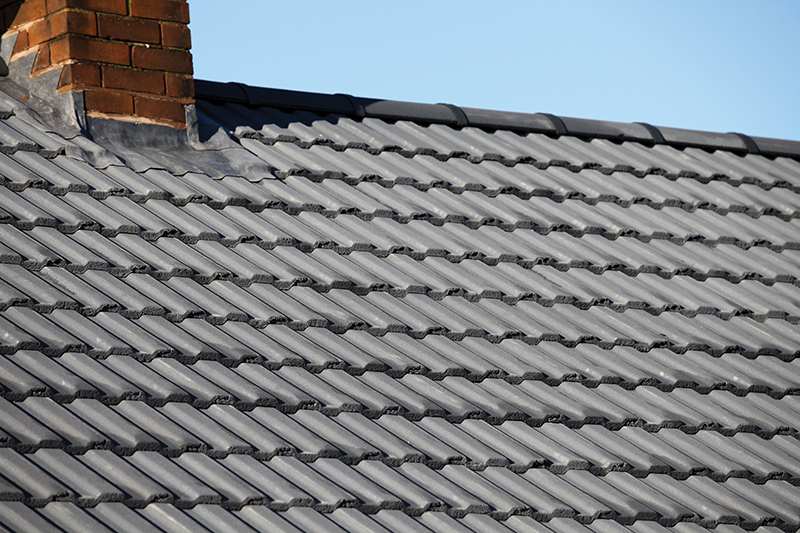 New tiled roof