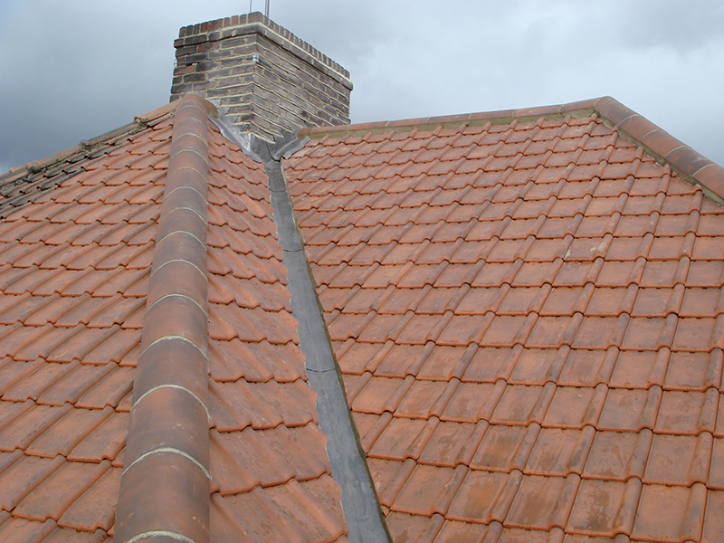 Roof valley repair